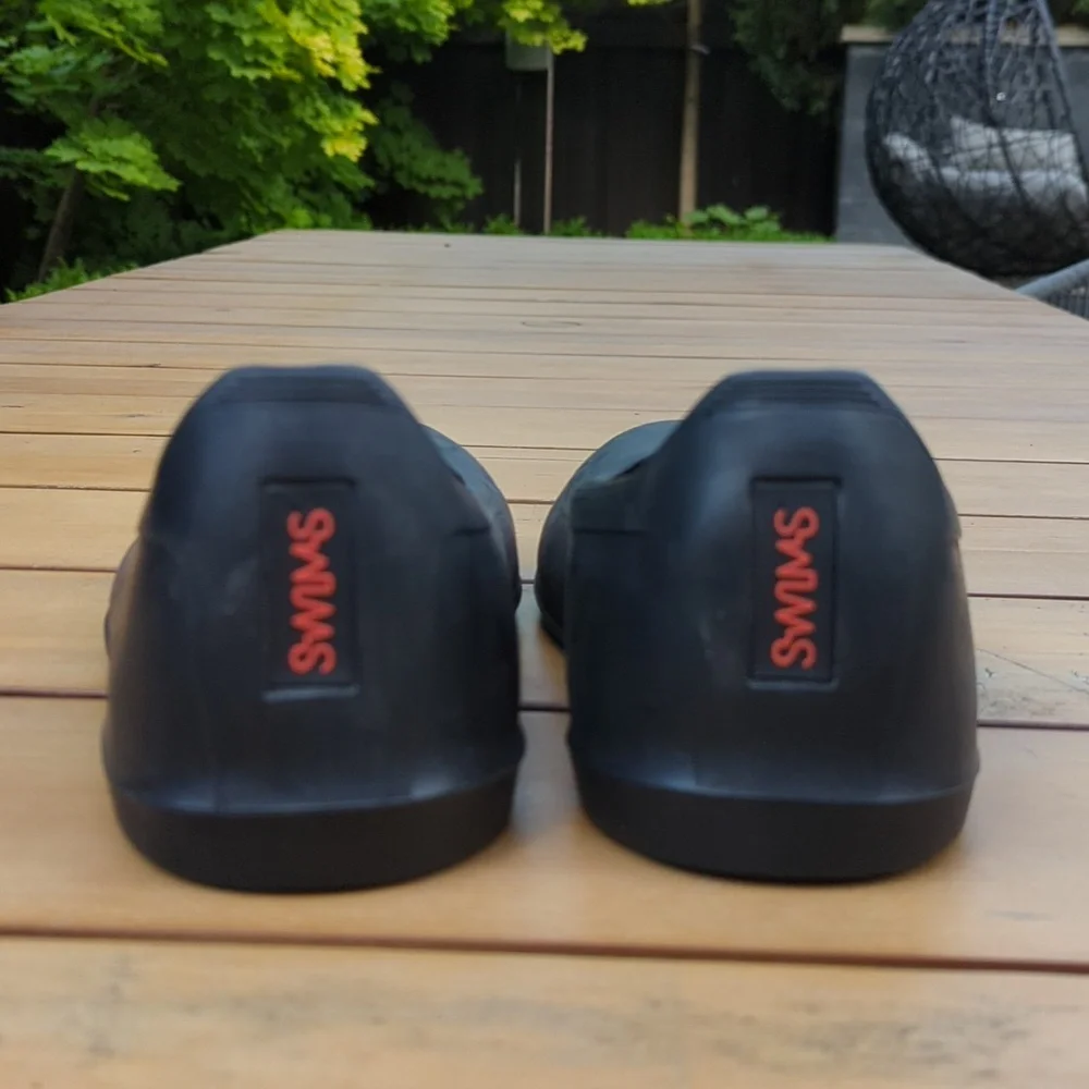 Men's Black SWIMS Rubber Galoshes - Size 11 NWT - Picture 4 of 8